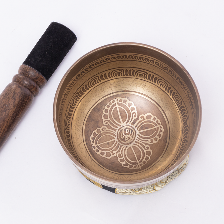 Bajra carved singing bowl