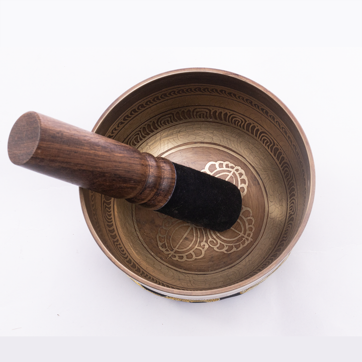 Bajra carved singing bowl